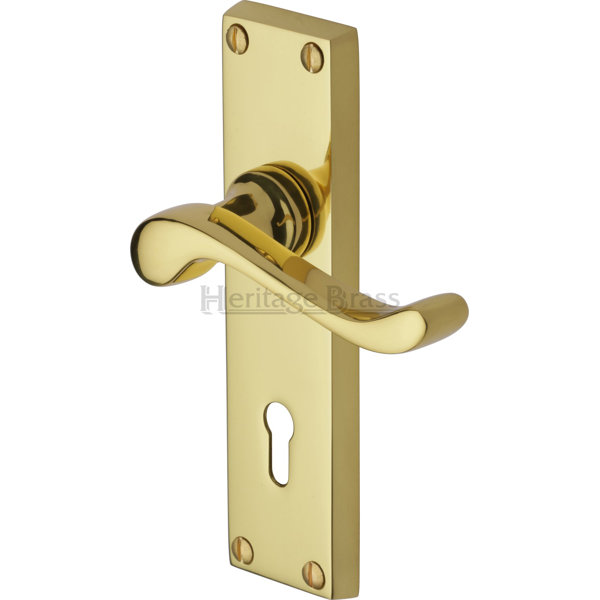 Heritage Brass Heritage Door Handle Lever Lock Bedford Design & Reviews